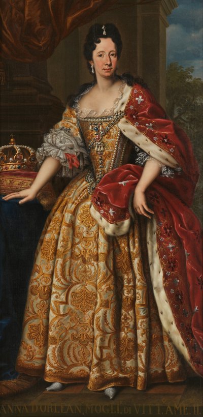 Portrait of Anna of Orléans by Unbekannt Unbekannt